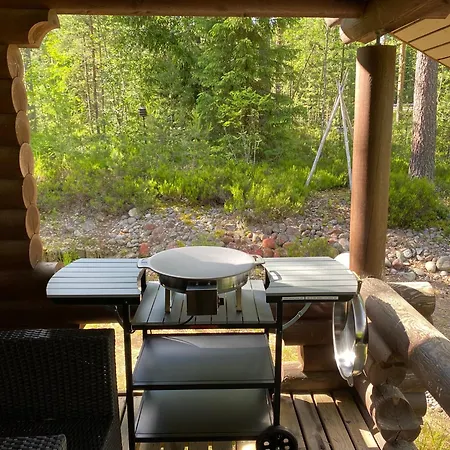 Uniikki Lomamoekki Maentymetsaessae Jaerven Edustalla Alpesi faház