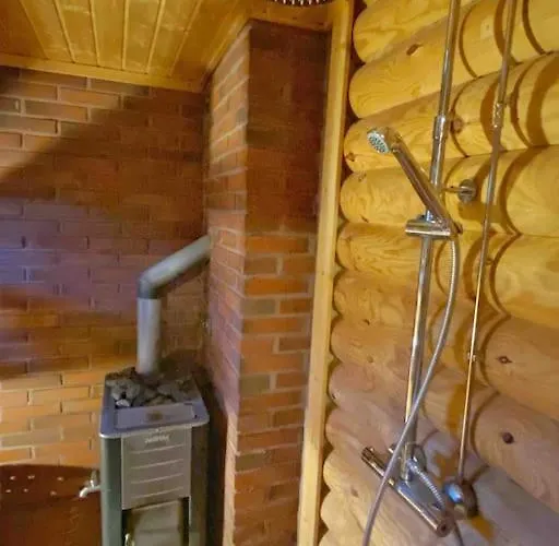 Uniikki Lomamoekki Maentymetsaessae Jaerven Edustalla 木屋 Pihtikoski