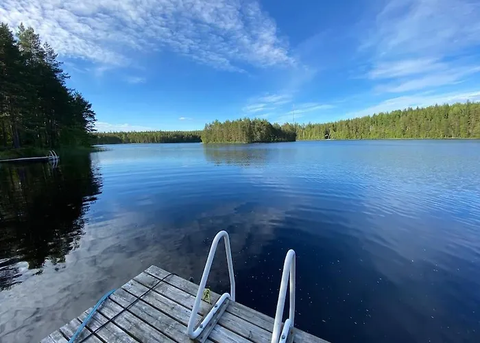 Uniikki Lomamoekki Maentymetsaessae Jaerven Edustalla *