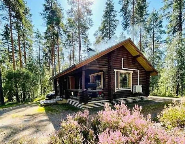 Uniikki Lomamoekki Maentymetsaessae Jaerven Edustalla 木屋 Pihtikoski